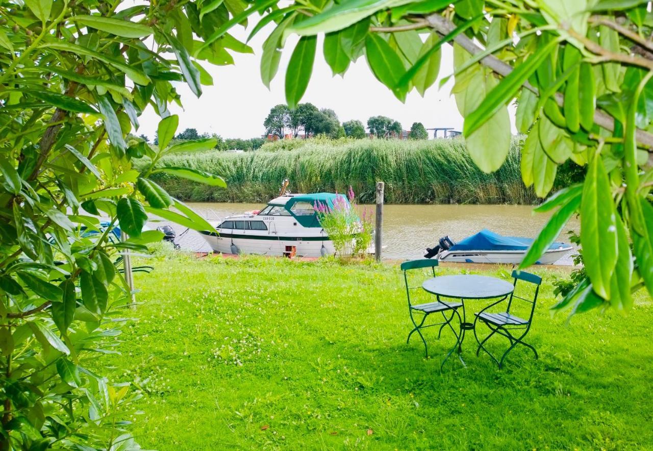 FeWo Blankenese im Haus Lühegarten Grünendeich Exterior foto