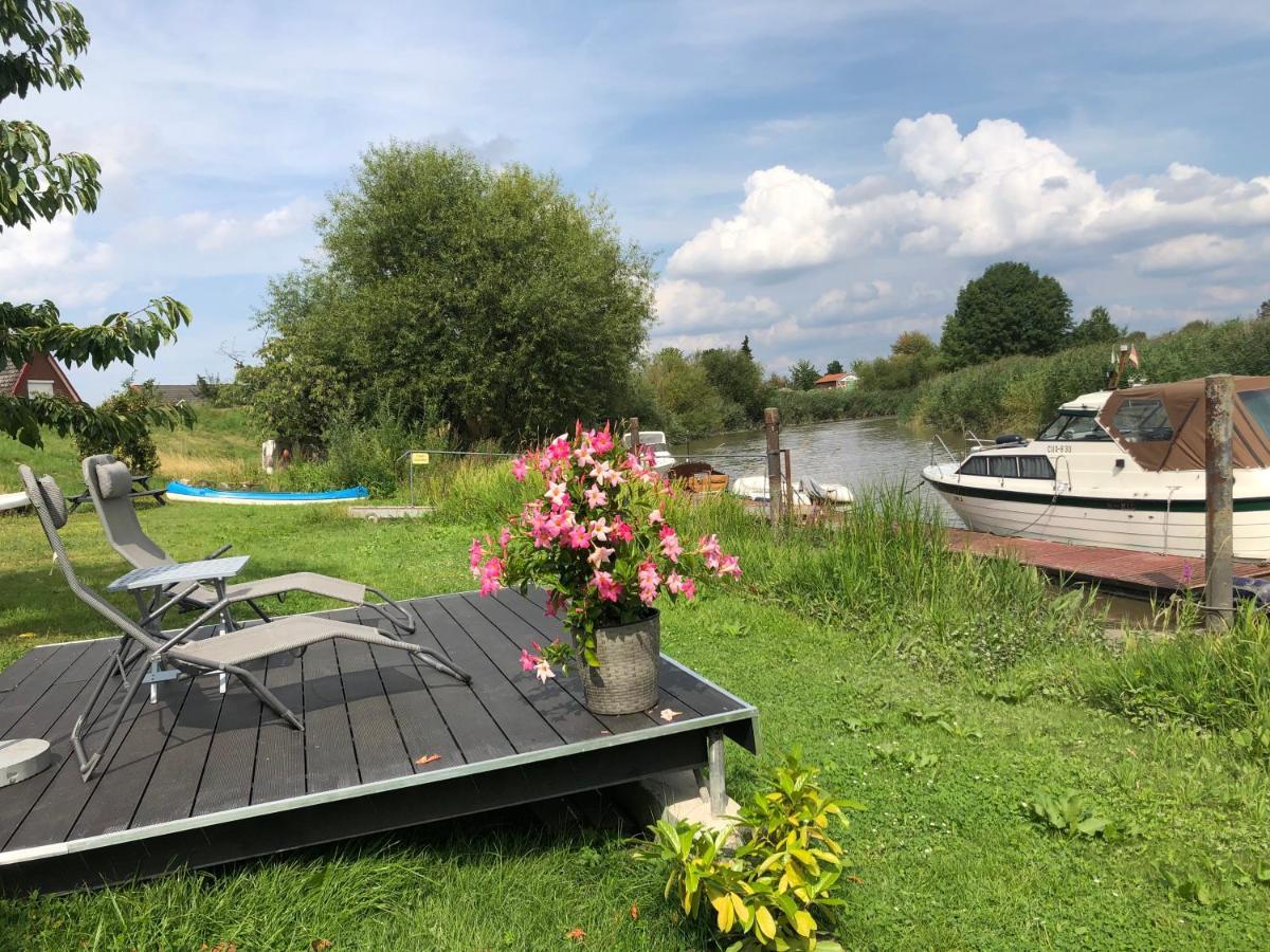 FeWo Blankenese im Haus Lühegarten Grünendeich Exterior foto